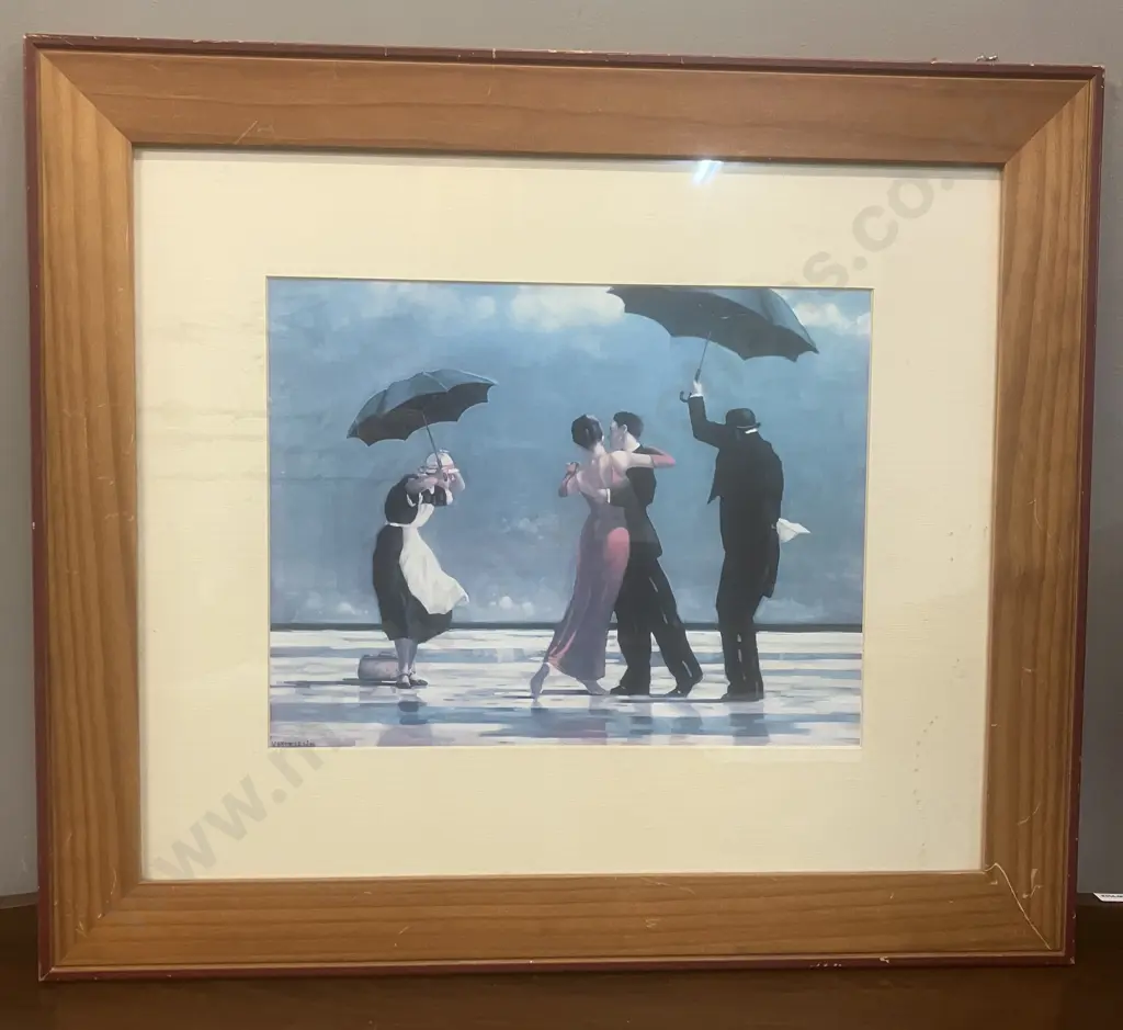 Jack Vettriano 'The Singing Butler' Framed Print. 60 x 69cm Image 1++
