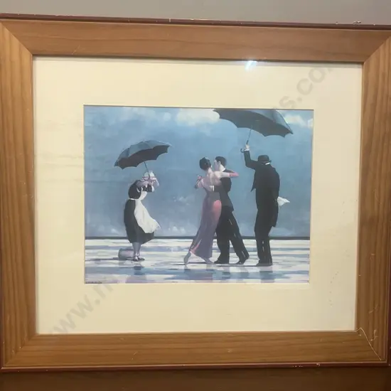 Jack Vettriano 'The Singing Butler' Framed Print. 60 x 69cm