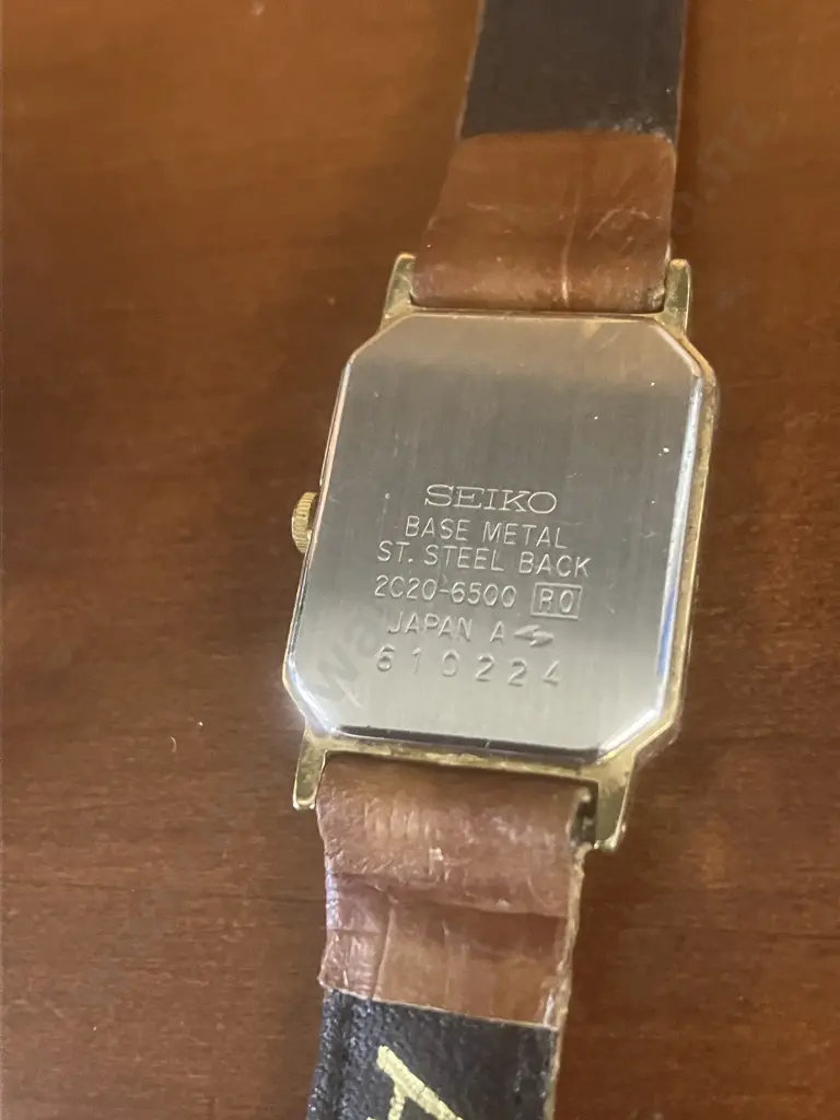 Vintage Watches - 1950s Swiss Pierpont Cadet Manual Wind (Back of Dial in French) & SEIKO 2020-6500 Tank Quartz Women’s Image 1++