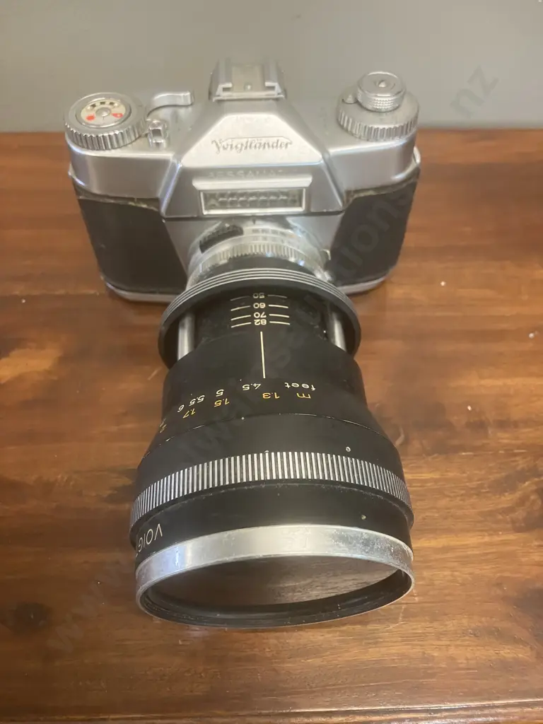 Rare Voigtlander Bessamatic Camera # With a Voigtlander-Zoomar 1:2.8 f=36mm 82mm Lens #4897765 - Made In Germany Image 1++