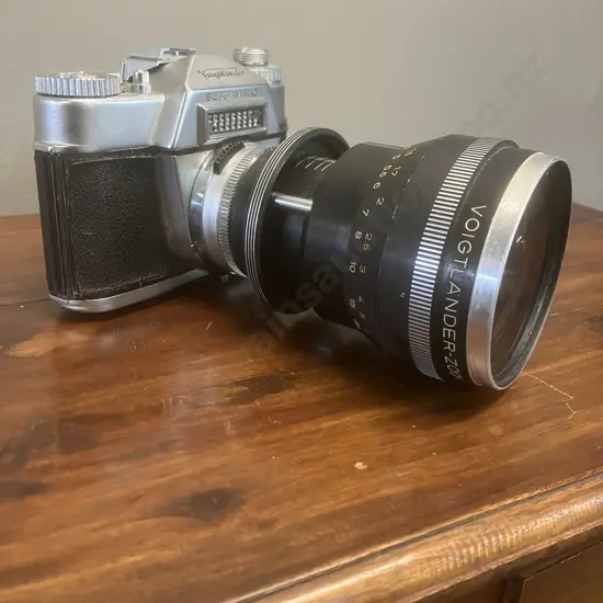 Rare Voigtlander Bessamatic Camera # With a Voigtlander-Zoomar 1:2.8 f=36mm 82mm Lens #4897765 - Made In Germany