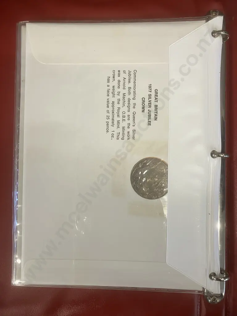 Queen Elizabeth ll 1952- Silver Jubilee -1977 & Royal Visit to Australasia & The Pacific Commemorative First Day Covers Image 1++