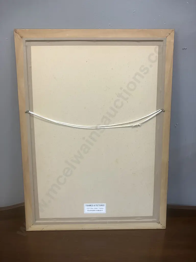 Katherine Mansfield (1888-1923) 1988 Framed Poster of Anne Estelle Rices' 1918 Portrait. 67 x 49cm Image 1++