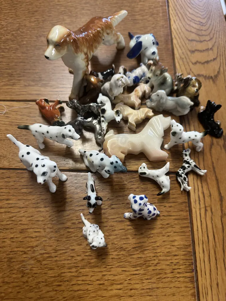 Selection Of Miniature Dog Ornaments Image 1++