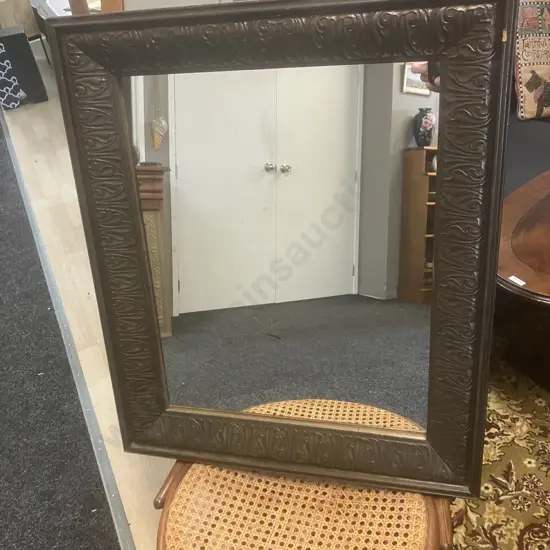 Wall Mirror With Antique Carved Frame. 64 x 55cm