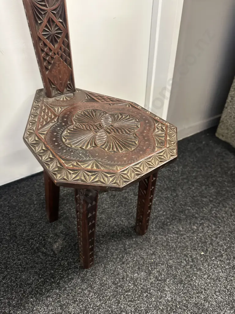 Antique Arts & Crafts Spinning Chair Image 1++