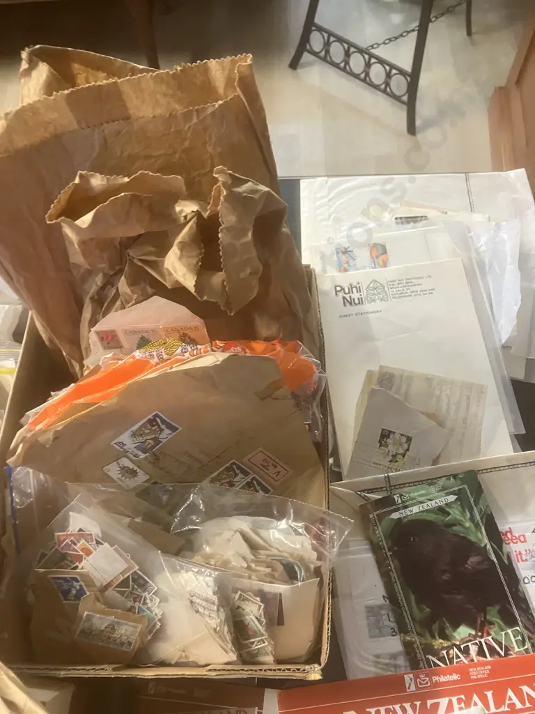 Large Collection of Stamps - Mainly NZ, FDCs, Sheets, U.S. Space Achievement Souvenir, Stamp Albums & Catalogues Image 1++