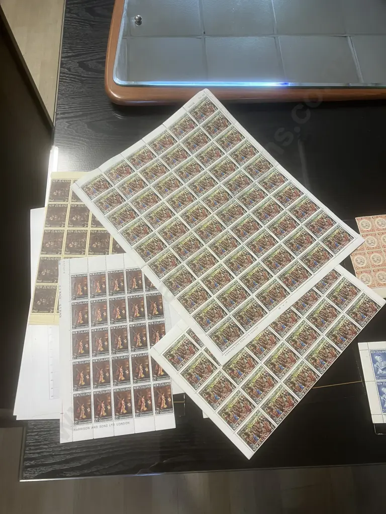 Large Collection of Stamps - Mainly NZ, FDCs, Sheets, U.S. Space Achievement Souvenir, Stamp Albums & Catalogues Image 1++