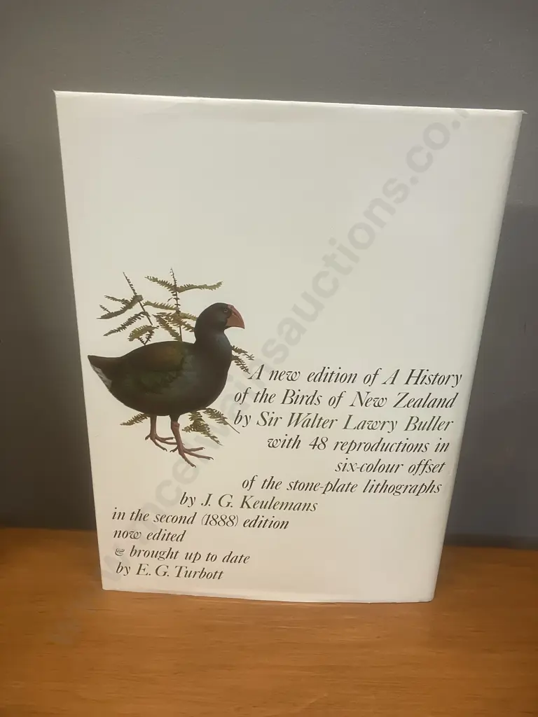 Buller's Birds of New Zealand - E. G. Turbott (1976, Fourth Printing) Hardback With Dustjacket & Slipcase Image 1++