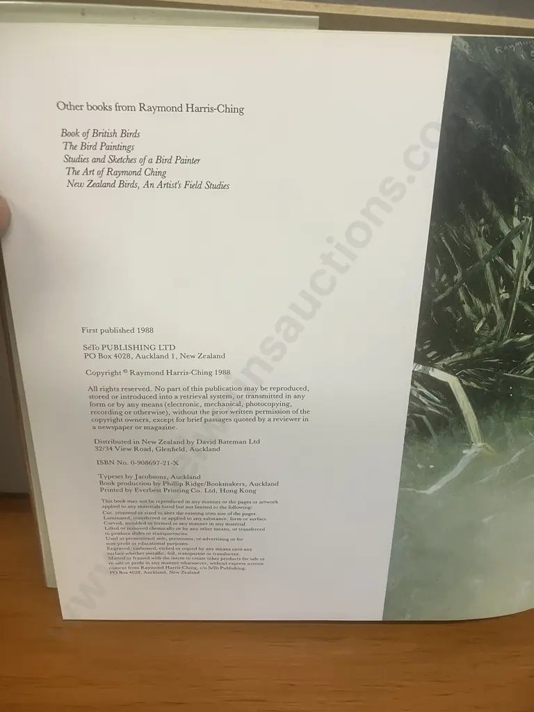 Raymond Harris-Ching "Wild Portraits" 1988 Large Format Cloth Bound Hardcover With Dustjacket Image 1++
