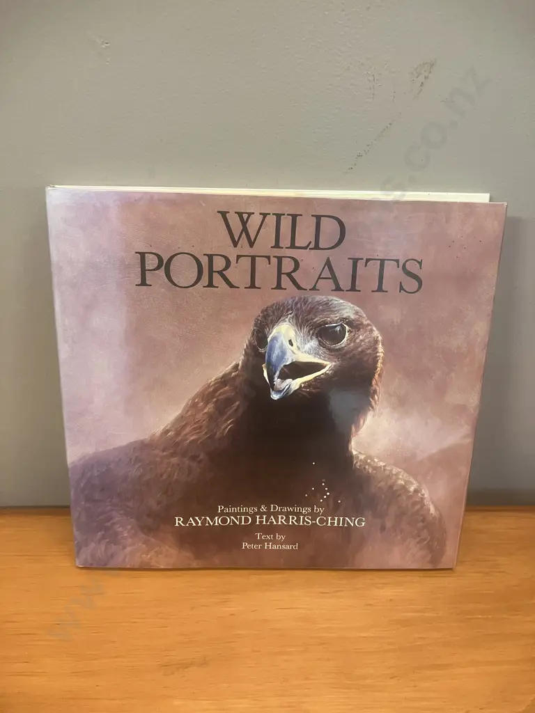 Raymond Harris-Ching "Wild Portraits" 1988 Large Format Cloth Bound Hardcover With Dustjacket Image 1++