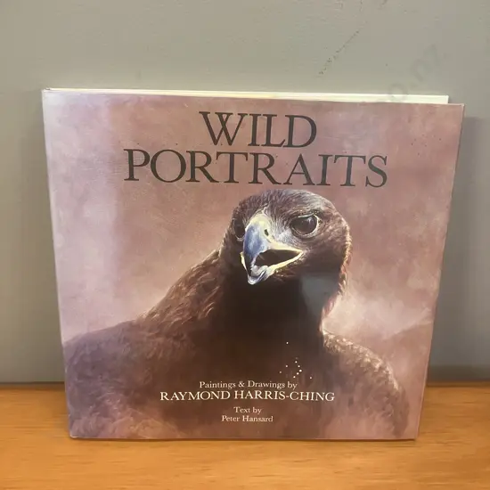 Raymond Harris-Ching "Wild Portraits" 1988 Large Format Cloth Bound Hardcover With Dustjacket