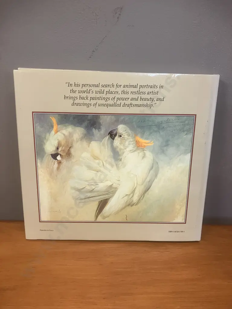 Ray Harris-Ching "Journey of an Artist Masters of Wild" 1990 Large Format Cloth Bound Hardcover With Dustjacket Image 1++