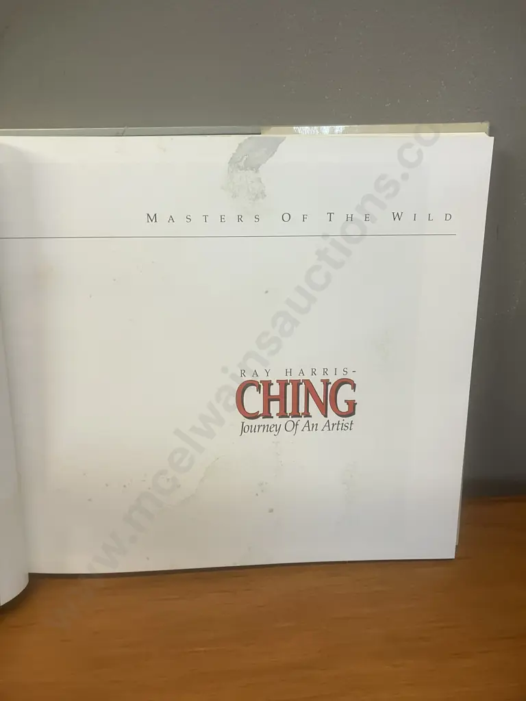 Ray Harris-Ching "Journey of an Artist Masters of Wild" 1990 Large Format Cloth Bound Hardcover With Dustjacket Image 1++