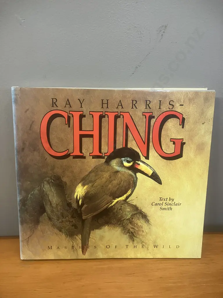 Ray Harris-Ching "Journey of an Artist Masters of Wild" 1990 Large Format Cloth Bound Hardcover With Dustjacket Image 1++