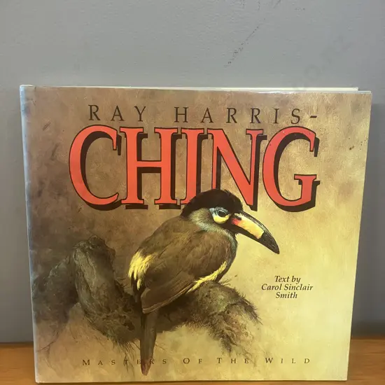 Ray Harris-Ching "Journey of an Artist Masters of Wild" 1990 Large Format Cloth Bound Hardcover With Dustjacket