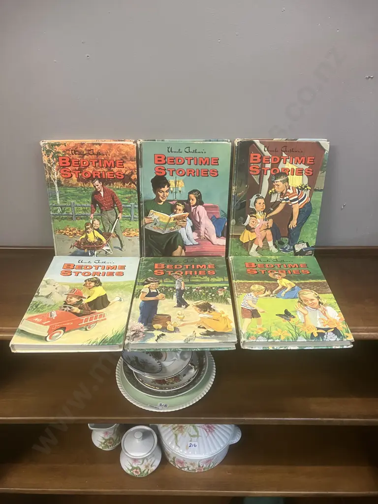 Uncle Arthurs Bedtime Stories Volumes 1-6 Hardcover Illustrated 1964 Image 1++