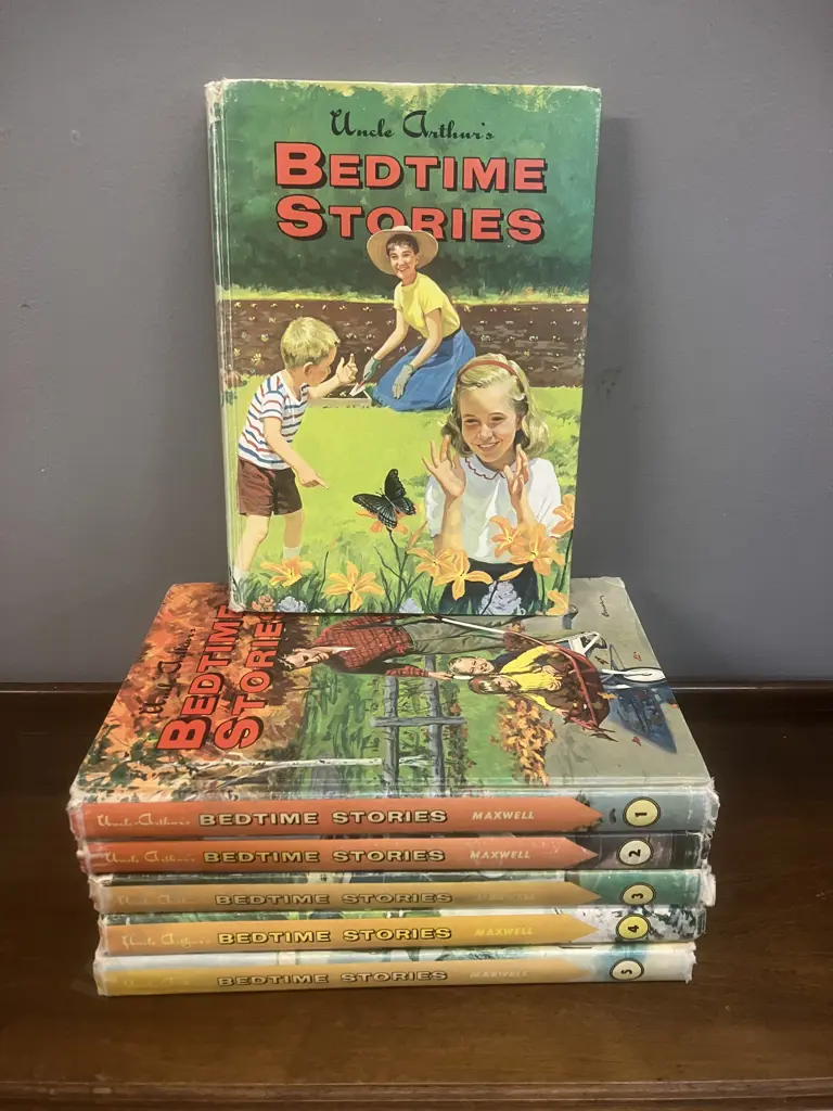 Uncle Arthurs Bedtime Stories Volumes 1-6 Hardcover Illustrated 1964 Image 1++