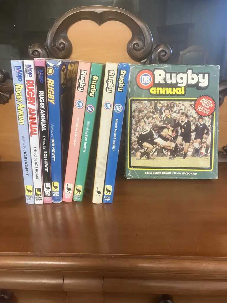 Vintage DB Rugby Annuals x 6 Including South African Tour & 3 Radio NZ Rugby Annuals Image 1++