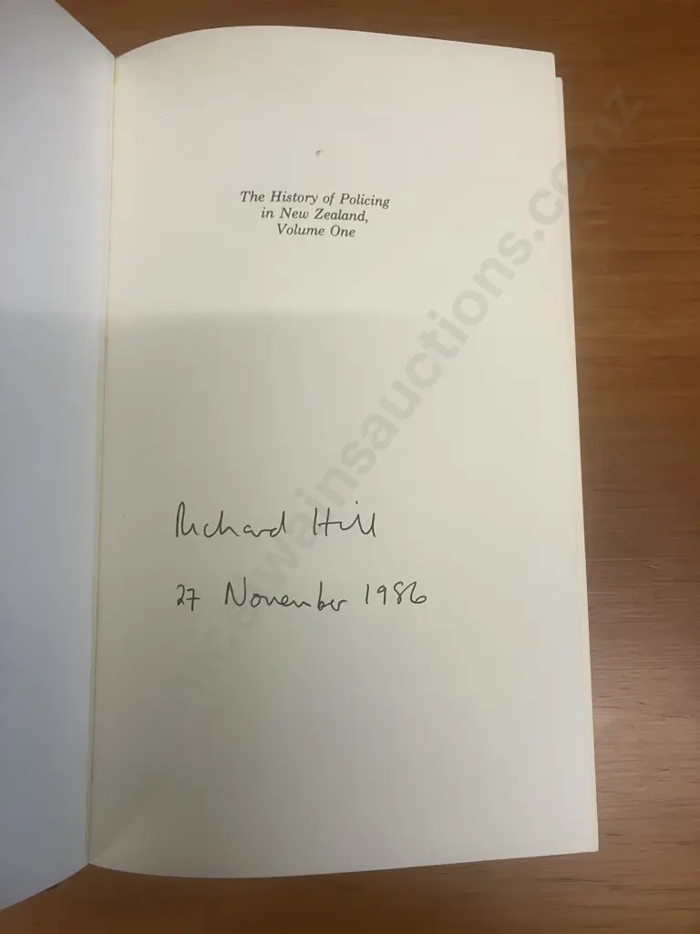 Policing The Colonial Frontier (History of Policing In New Zealand) 1767-1867 by Richard S Hill - Volume One Part 1 & 2 Image 1++