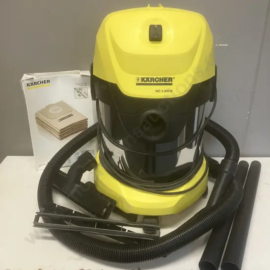 Karcher Vacuum Cleaner WD3.300M With Manual & Bags