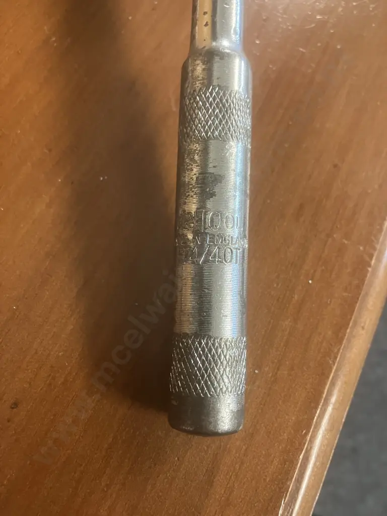 Vintage Britool 1/2” Drive E74 /40T Ratchet, E98 Drive Extension, E91 Swivel Adapter & AF19/32 Socket -  Made in England Image 1++