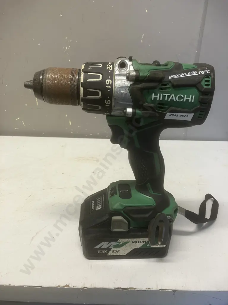 Hitachi 18V Brushless Impact Driver Drill DV18DBL2 With Hikoki Battery BSL36B18 Multivolt 18/36V (4/8Ah) - No Charger Image 1++