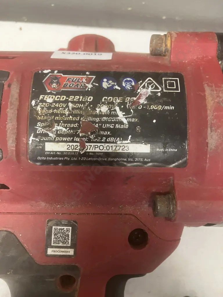 Full Boar 2000W 150mm Corded Core Drill FBDCD-22150 Image 1++