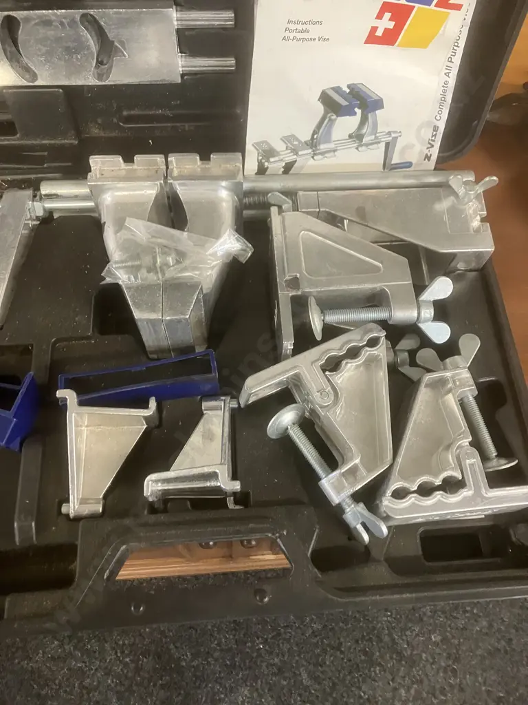 Original Z-Vise2 Portable All Purpose Vise - Zyliss, In Moulded Case With Instructions Image 1++