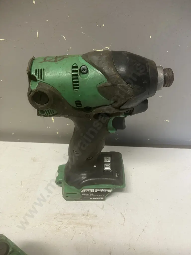 Hitachi WH18DSL 18V Cordless Impact Driver & Drill Skins Only. Hitachi C18DMR 18V Circular Saw Skin Only Image 1++