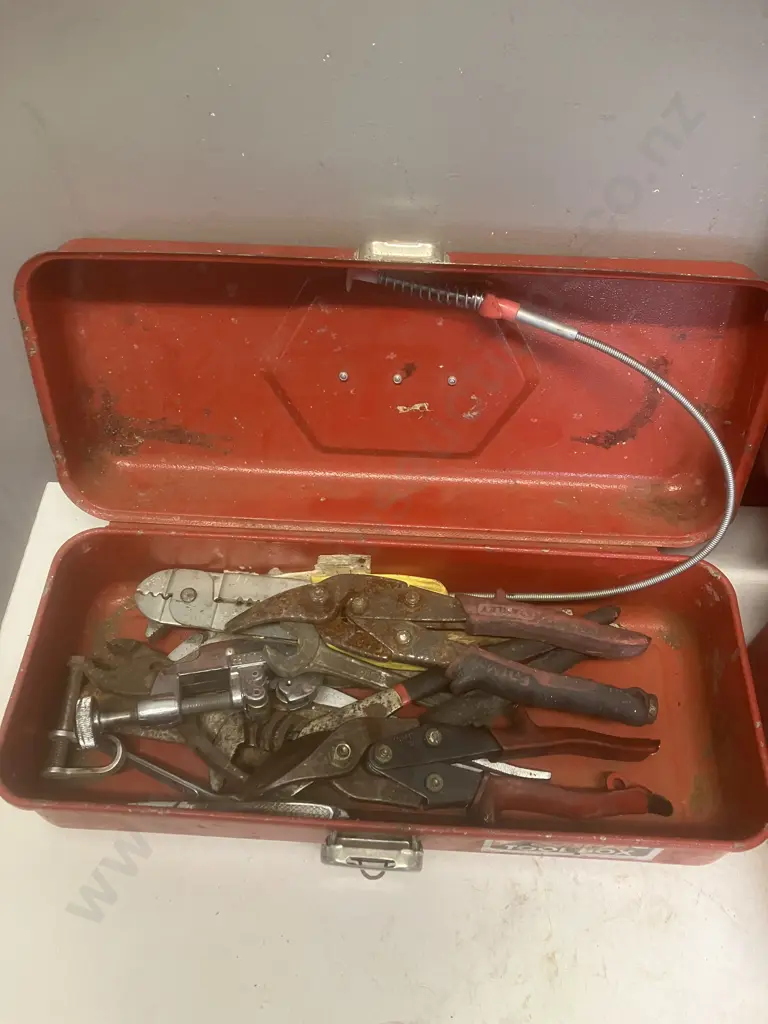 Safa Metal Toolboxes x 2 - Tools, Punches Etc Image 1++