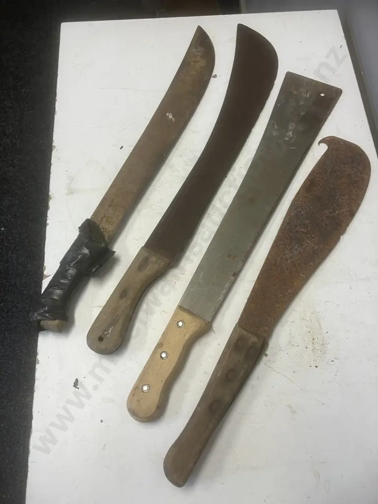 Four Machetes Including Tramontina Image 1++