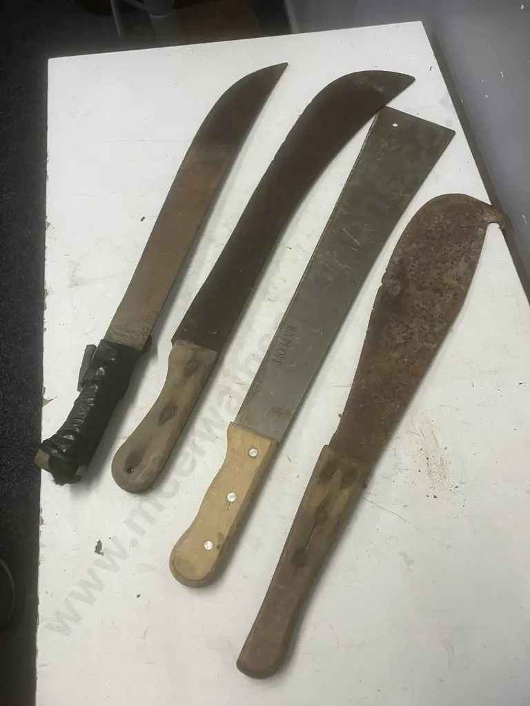 Four Machetes Including Tramontina Image 1++