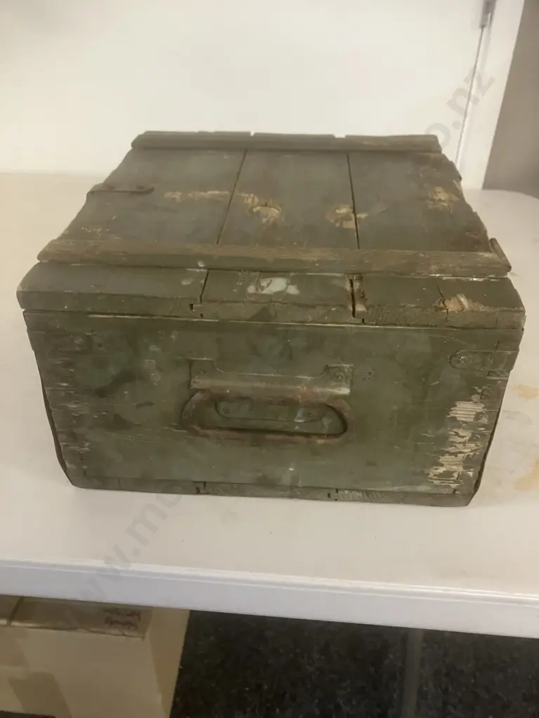Vintage 1969 CSSR (Czechoslovakia) 7.62-T65 Wooden Ammunition Crate, Zbrojovka Vlašim - 1969. H18 W35 D31cm Image 1++