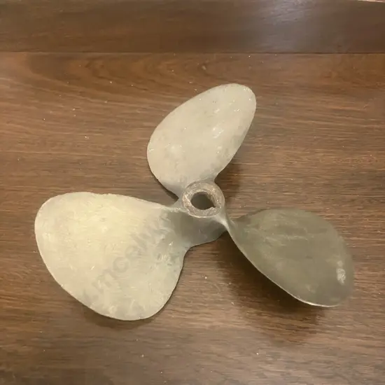 Vintage Brass 3 Blade Propeller. 23 x 4.5cm