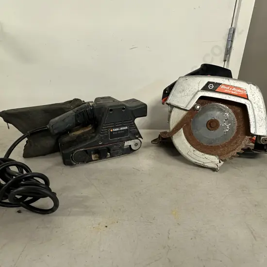 Black & Decker Circular Saw & Belt Sander