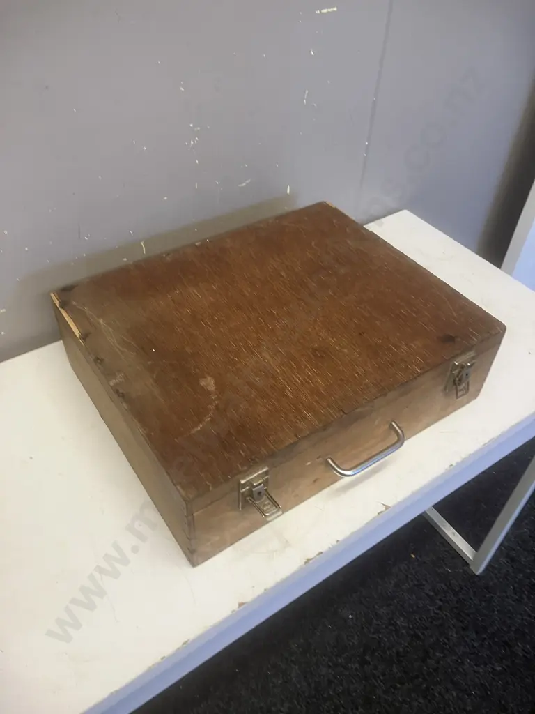 Wooden Case, Padlocks & Keys, Cards, Coin, Door Stop Etc Image 1++