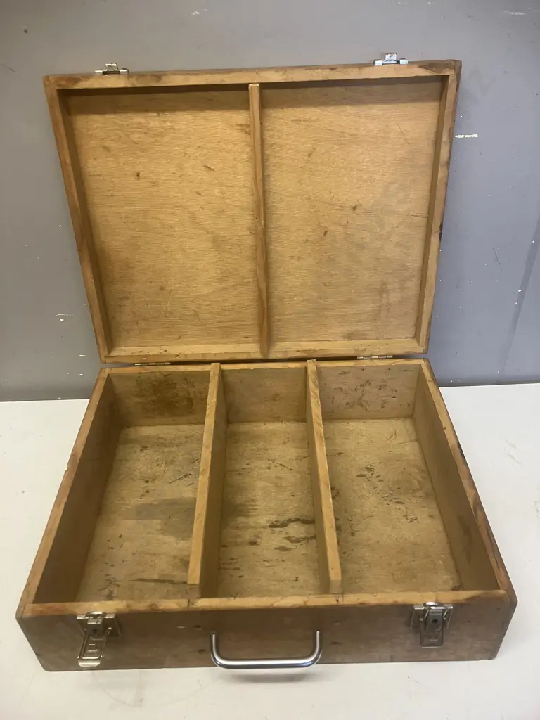 Wooden Case, Padlocks & Keys, Cards, Coin, Door Stop Etc Image 1++