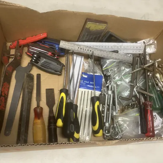Tools - Permanent Strainers Tool, Allen Key Sets, Files, Hardware, Padlocks Etc