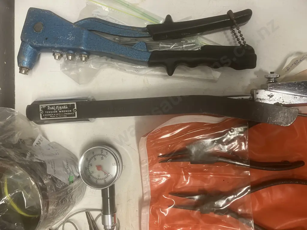 Tools - Dual Signal Tension Wrench, Circlip Pliers In Pouch, Spanners Etc Image 1++
