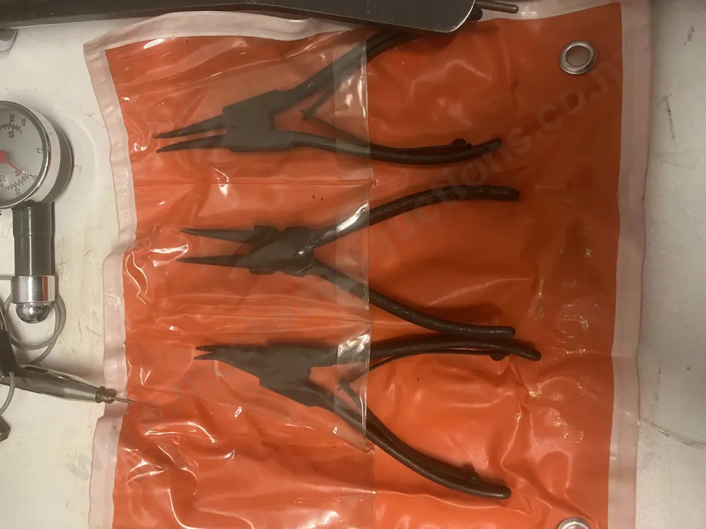 Tools - Dual Signal Tension Wrench, Circlip Pliers In Pouch, Spanners Etc Image 1++