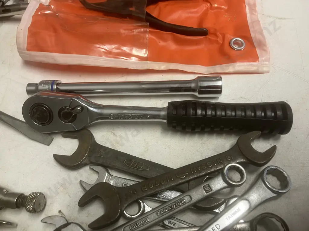 Tools - Dual Signal Tension Wrench, Circlip Pliers In Pouch, Spanners Etc Image 1++