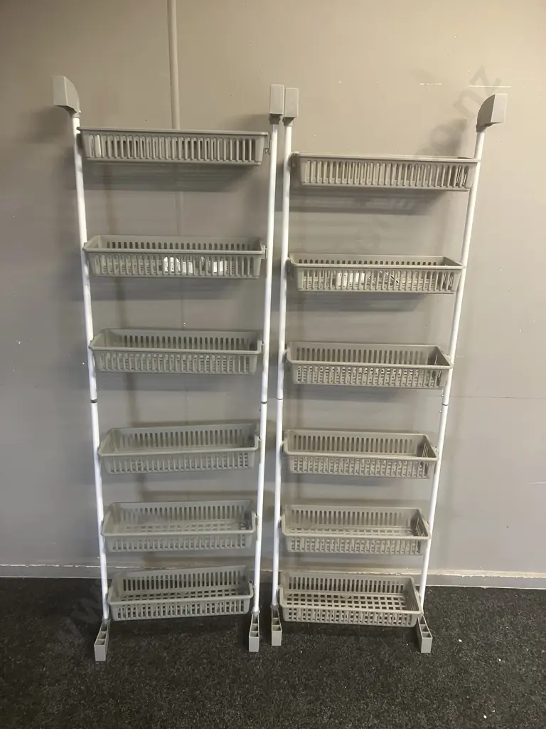 Pair of Hanging Door Shelves. H1.5m Image 1++