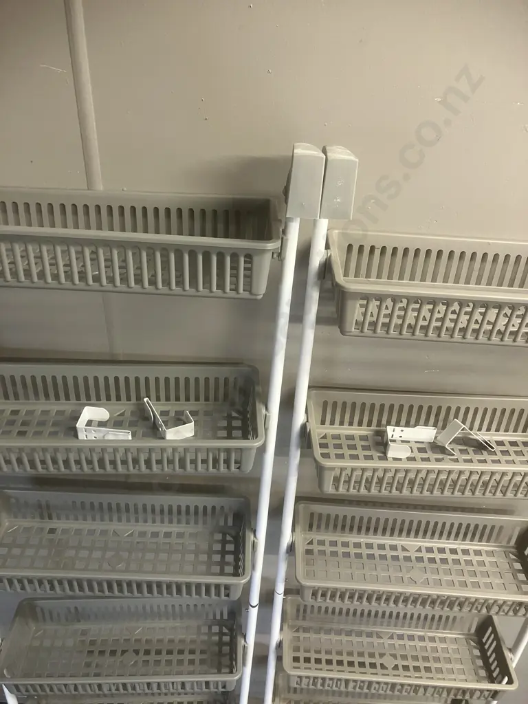 Pair of Hanging Door Shelves. H1.5m Image 1++