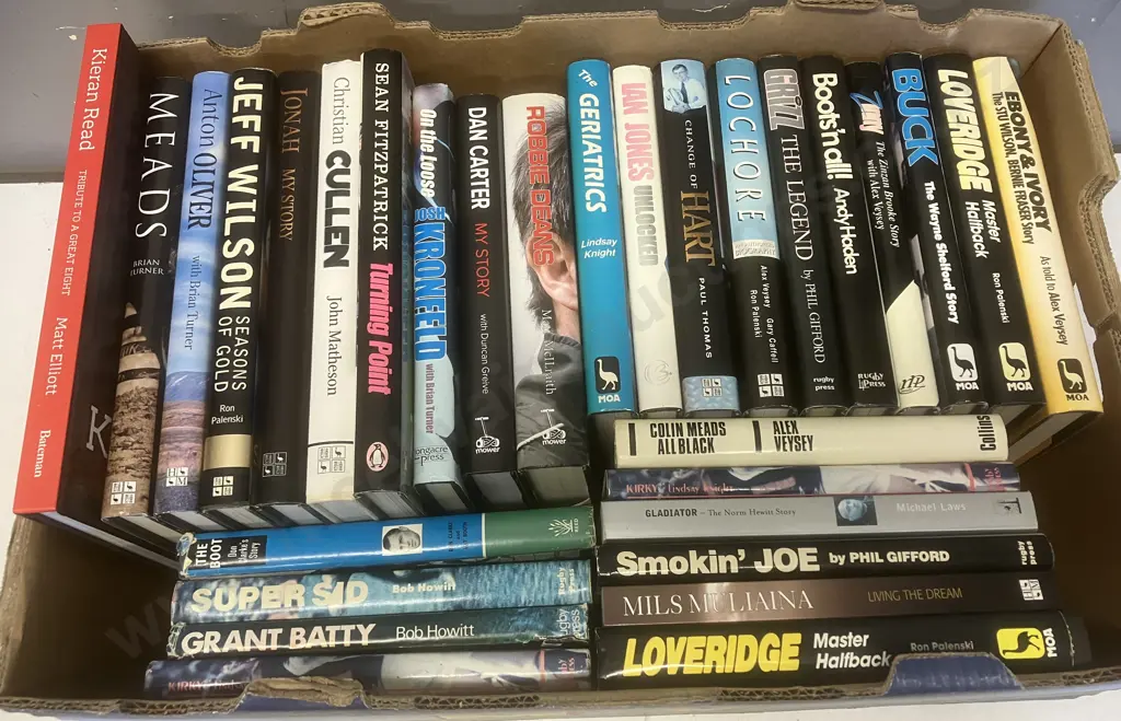 Books - NZ Rugby Biographies x 30 Image 1++