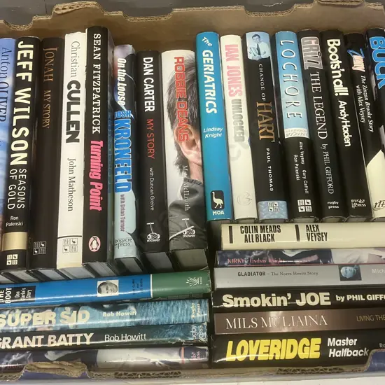 Books - NZ Rugby Biographies x 30