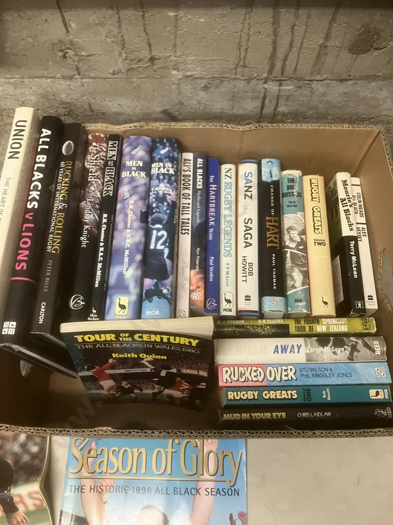 NZ Rugby Books, Rugby 77 British Lions IN NZ, Season Of Glory Etc Image 1++