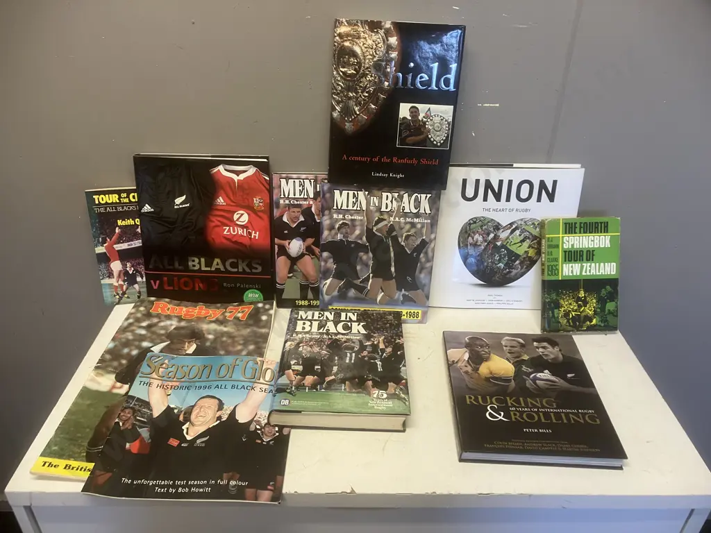 NZ Rugby Books, Rugby 77 British Lions IN NZ, Season Of Glory Etc Image 1++