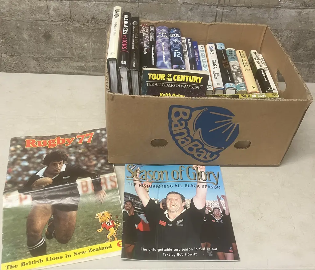 NZ Rugby Books, Rugby 77 British Lions IN NZ, Season Of Glory Etc Image 1++