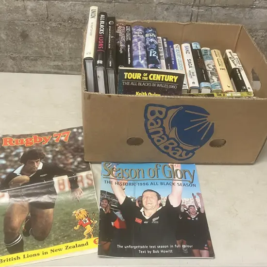 NZ Rugby Books, Rugby 77 British Lions IN NZ, Season Of Glory Etc